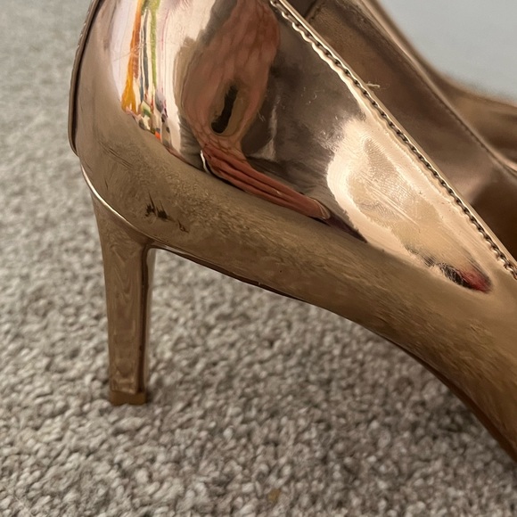 Rose gold Dune heels size 4 - Picture 4 of 7